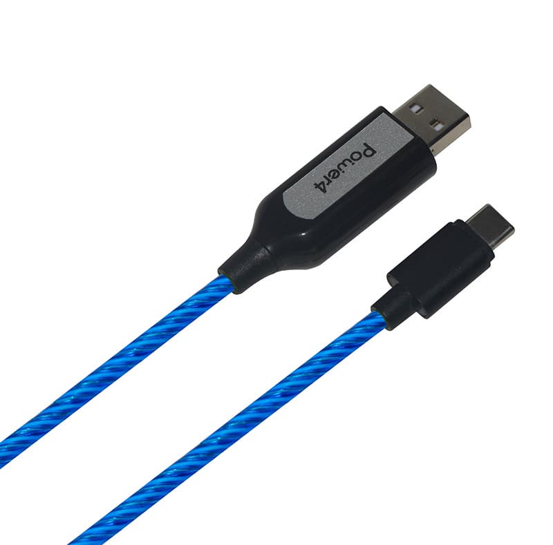 EL Visible Light Type_C to USB Flowing Round Cable LR004